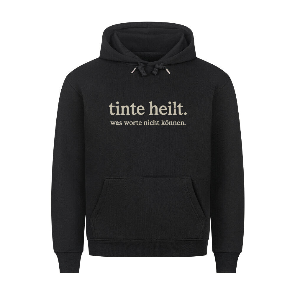 tinte heilt. - Hoodie Hoodie S Schwarz Tattoo Fashion von inked-mafia.de. Dieses Teil gehört in jeden Kleiderschrank eines inked-rebels! Finde ideale Geschenke für Tätowierte, Tattoofans oder Tätowierer.