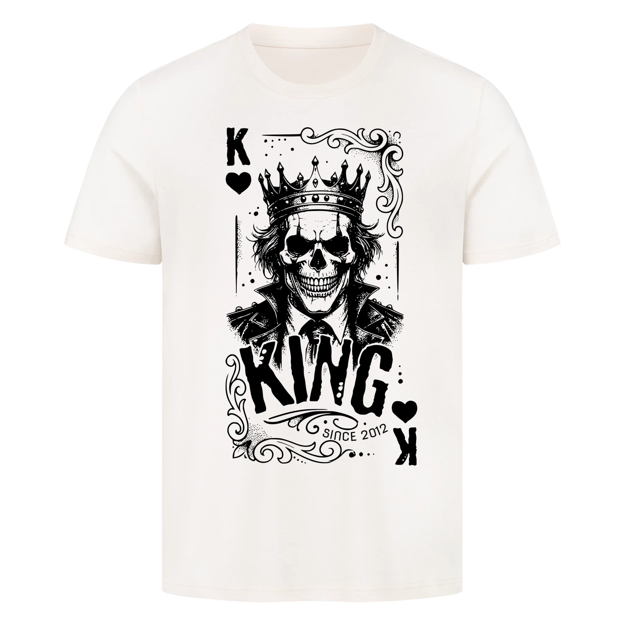 King - Premium Shirt (personalisierbar) Customizer Premium Shirt Beige S Tattoo Fashion von inked-mafia.de. Dieses Teil gehört in jeden Kleiderschrank eines inked-rebels! Finde ideale Geschenke für Tätowierte, Tattoofans oder Tätowierer.