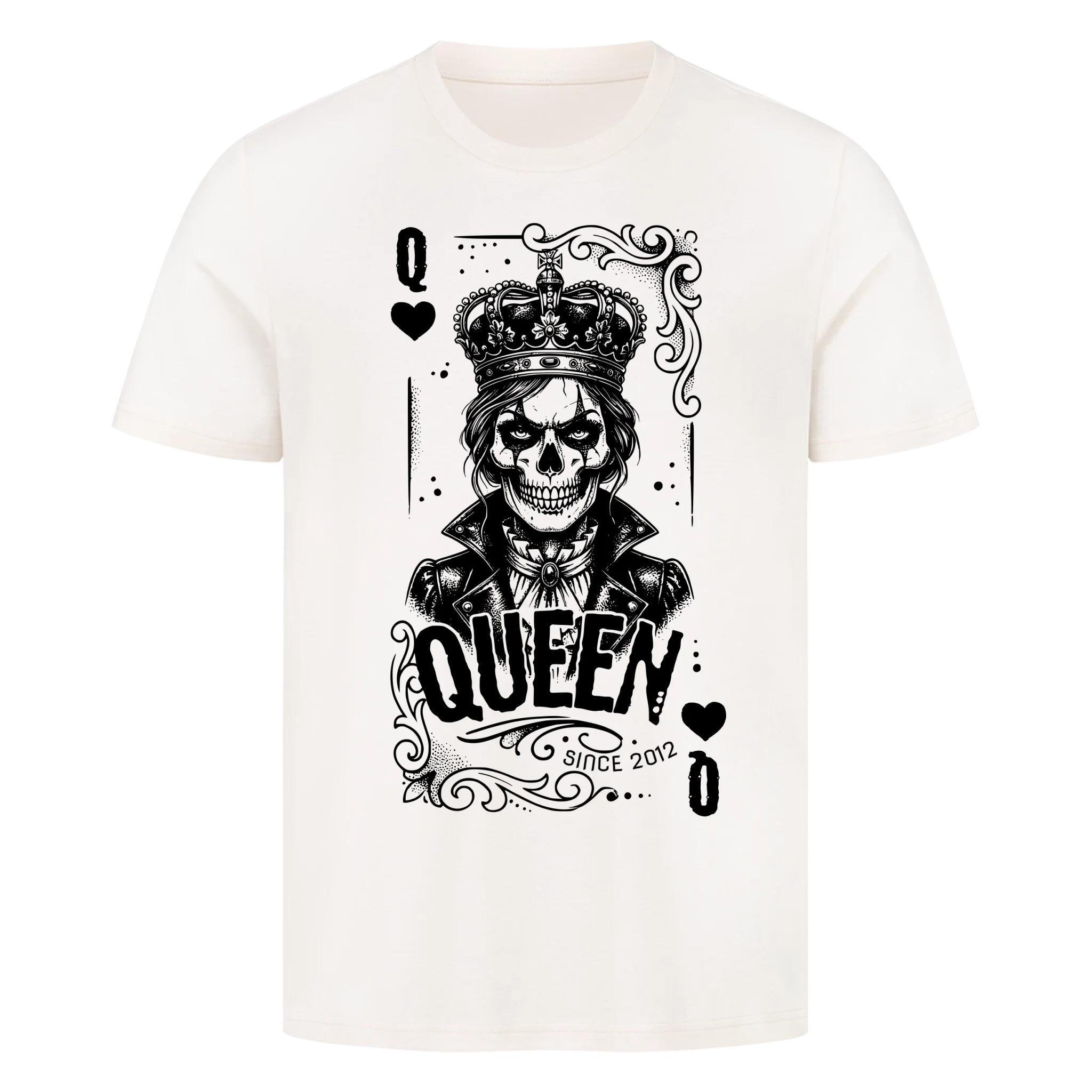 Queen - Premium Shirt (personalisierbar) Customizer Premium Shirt Beige S Tattoo Fashion von inked-mafia.de. Dieses Teil gehört in jeden Kleiderschrank eines inked-rebels! Finde ideale Geschenke für Tätowierte, Tattoofans oder Tätowierer.