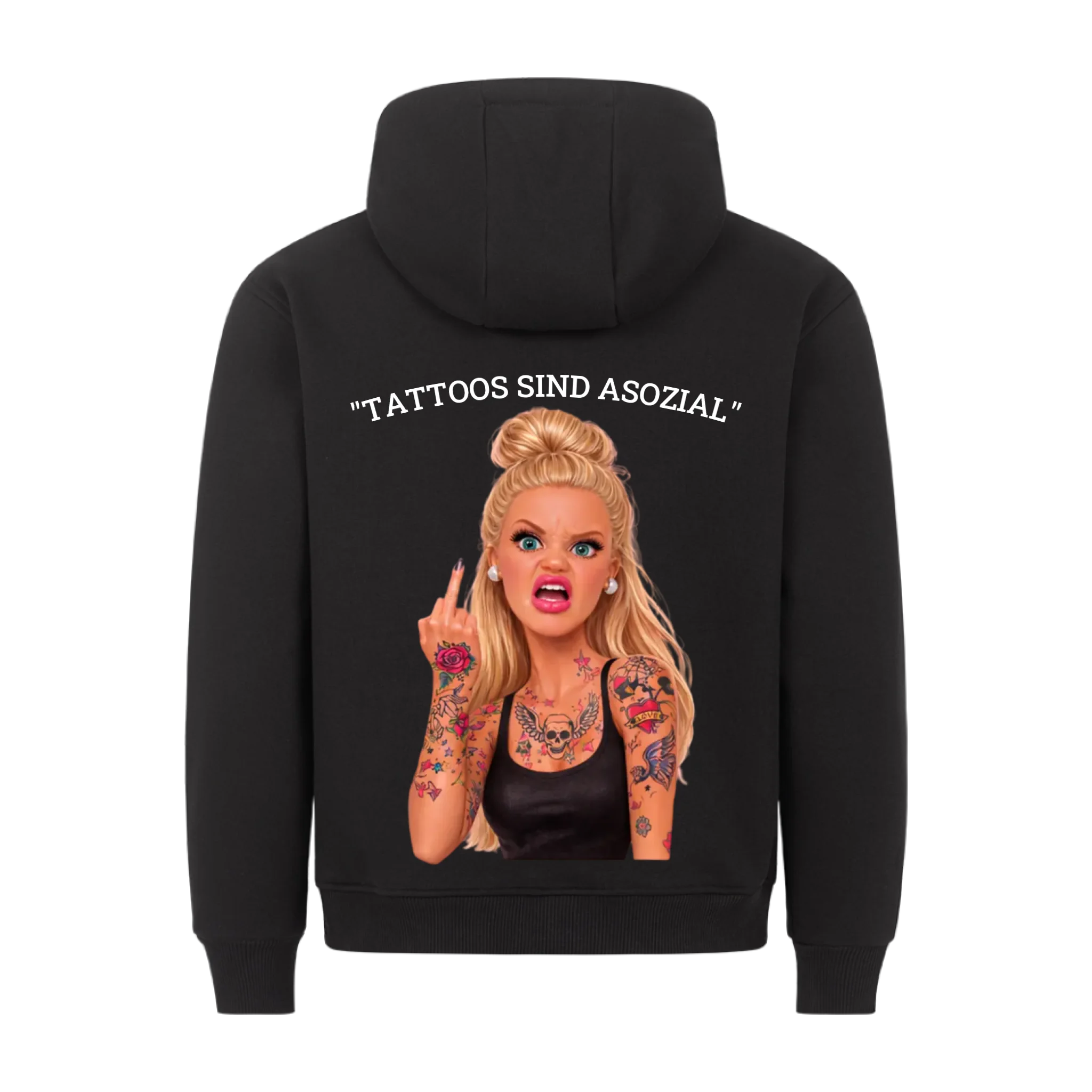 Barbie (Black-Edition) - Backprint Hoodie (personalisierbar)