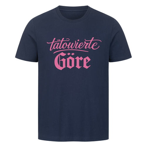Göre - Premium Shirt T-Shirt S Navy Blue Tattoo Fashion von inked-mafia.de. Dieses Teil gehört in jeden Kleiderschrank eines inked-rebels! Finde ideale Geschenke für Tätowierte, Tattoofans oder Tätowierer.