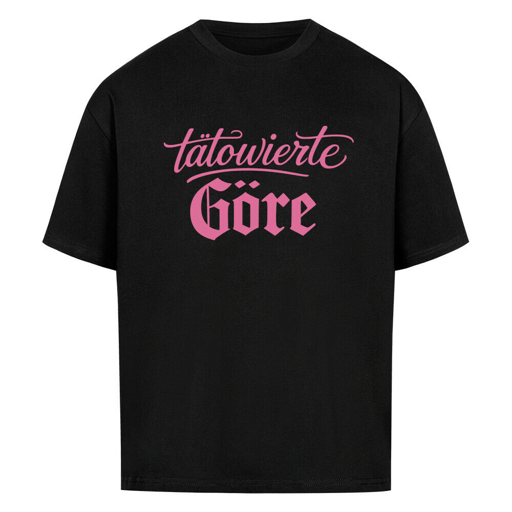 Göre - Heavy Oversized Shirt T-Shirt XS Schwarz Tattoo Fashion von inked-mafia.de. Dieses Teil gehört in jeden Kleiderschrank eines inked-rebels! Finde ideale Geschenke für Tätowierte, Tattoofans oder Tätowierer.