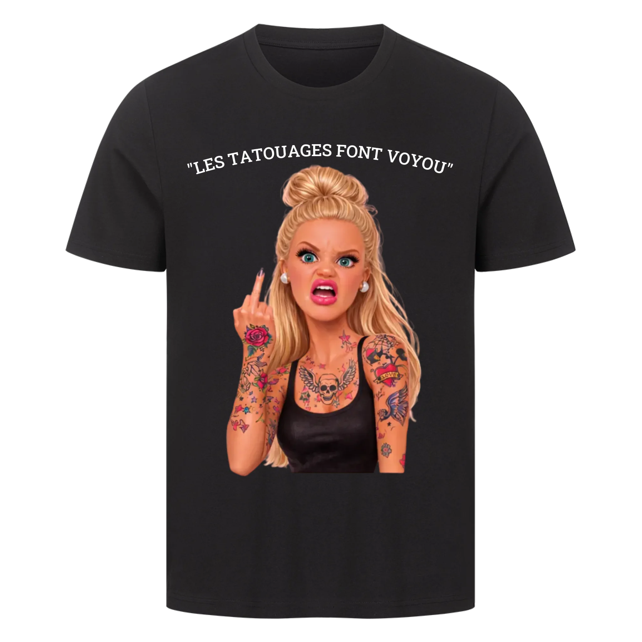 Barbie (Black-Edition) - Premium Shirt (customizable) Customizer Premium Shirt Schwarz S Tattoo Fashion von inked-mafia.de. Dieses Teil gehört in jeden Kleiderschrank eines inked-rebels! Finde ideale Geschenke für Tätowierte, Tattoofans oder Tätowierer.