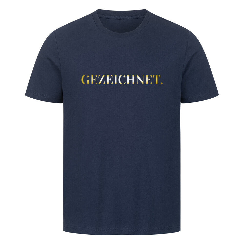 Gezeichnet. - Premium Shirt T-Shirt S Navy Blue Tattoo Fashion von inked-mafia.de. Dieses Teil gehört in jeden Kleiderschrank eines inked-rebels! Finde ideale Geschenke für Tätowierte, Tattoofans oder Tätowierer.