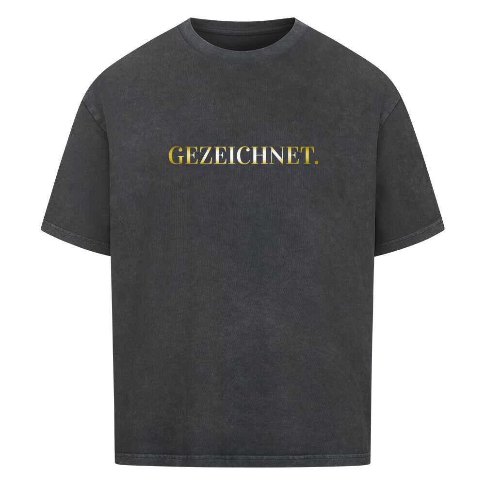 Gezeichnet. - Heavy Oversized Shirt T-Shirt XS Washed Black Tattoo Fashion von inked-mafia.de. Dieses Teil gehört in jeden Kleiderschrank eines inked-rebels! Finde ideale Geschenke für Tätowierte, Tattoofans oder Tätowierer.