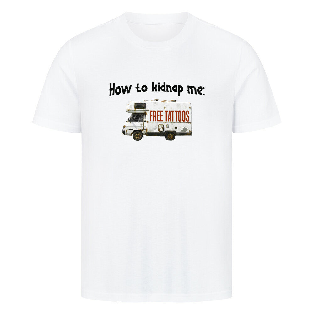 Kidnap - Premium Shirt T-Shirt S Weiß Tattoo Fashion von inked-mafia.de. Dieses Teil gehört in jeden Kleiderschrank eines inked-rebels! Finde ideale Geschenke für Tätowierte, Tattoofans oder Tätowierer.