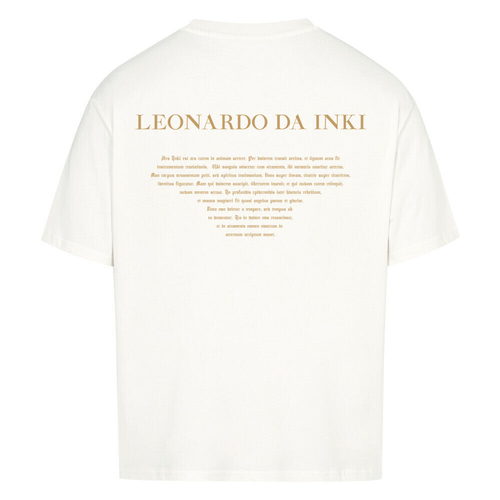 Da Inki - Heavy Oversized Shirt T-Shirt Front- und Backprint XS Weiß Tattoo Fashion von inked-mafia.de. Dieses Teil gehört in jeden Kleiderschrank eines inked-rebels! Finde ideale Geschenke für Tätowierte, Tattoofans oder Tätowierer.