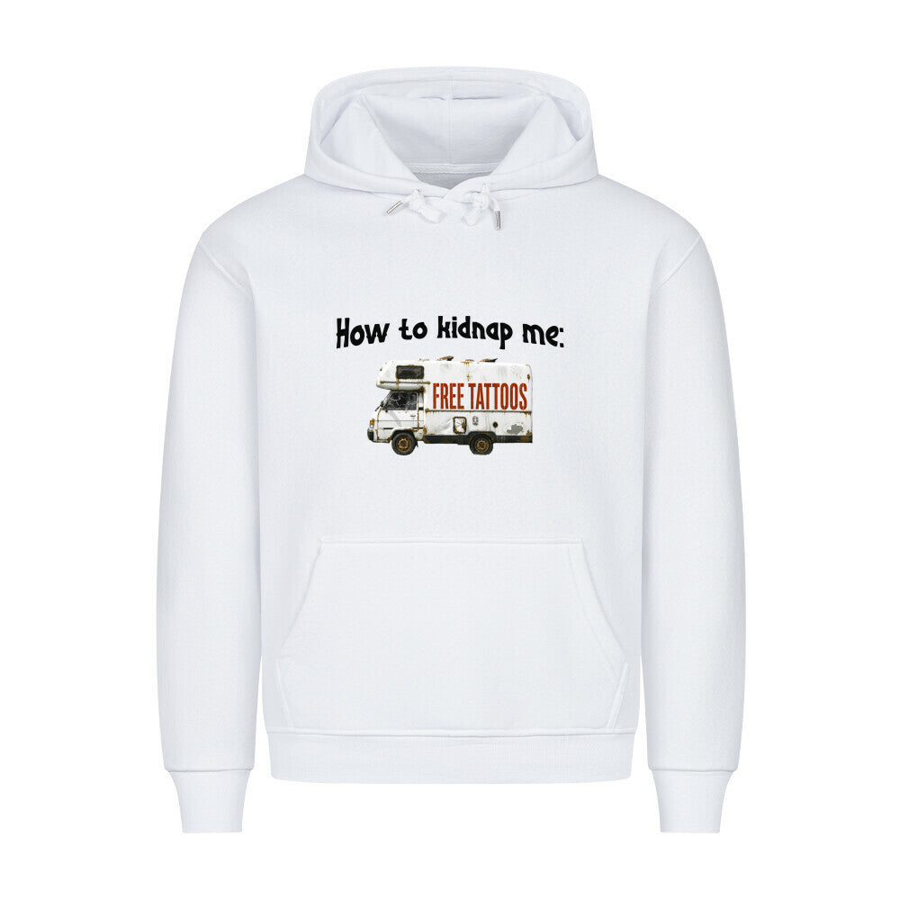 Kidnap - Hoodie Hoodie S Weiß Tattoo Fashion von inked-mafia.de. Dieses Teil gehört in jeden Kleiderschrank eines inked-rebels! Finde ideale Geschenke für Tätowierte, Tattoofans oder Tätowierer.
