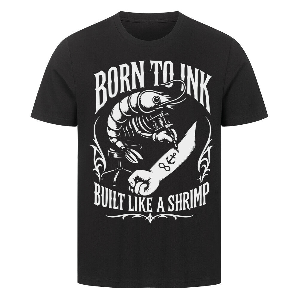 Shrimp - Premium Shirt T-Shirt S Schwarz Tattoo Fashion von inked-mafia.de. Dieses Teil gehört in jeden Kleiderschrank eines inked-rebels! Finde ideale Geschenke für Tätowierte, Tattoofans oder Tätowierer.