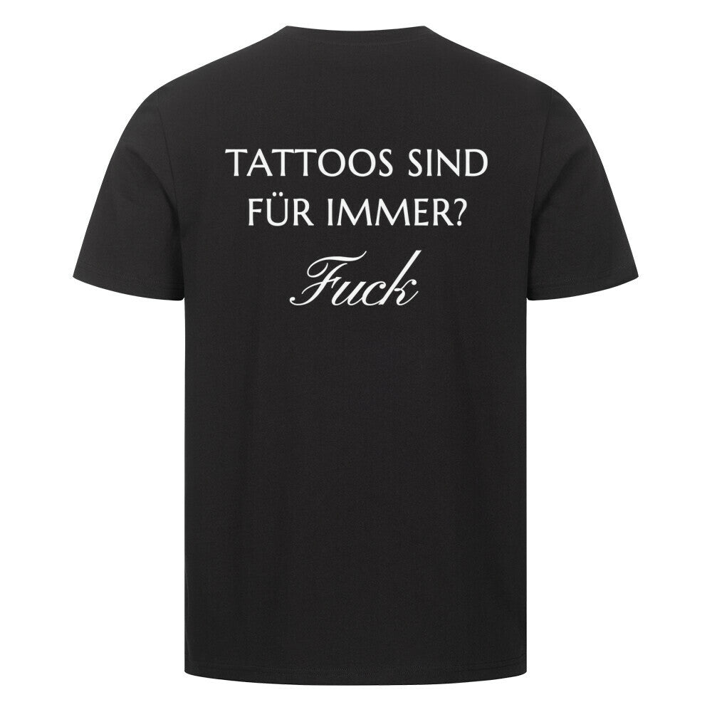 Fuck - Premium Backprint Shirt T-Shirt S Schwarz Tattoo Fashion von inked-mafia.de. Dieses Teil gehört in jeden Kleiderschrank eines inked-rebels! Finde ideale Geschenke für Tätowierte, Tattoofans oder Tätowierer.