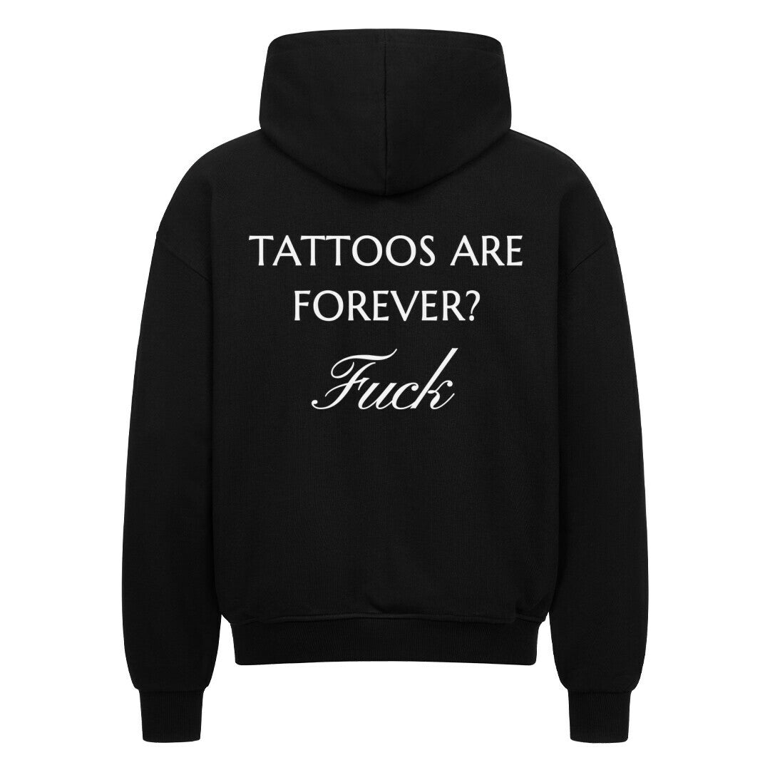 Fuck - Heavy Oversized Backprint Zipper Hoodie S Schwarz Tattoo Fashion von inked-mafia.de. Dieses Teil gehört in jeden Kleiderschrank eines inked-rebels! Finde ideale Geschenke für Tätowierte, Tattoofans oder Tätowierer.