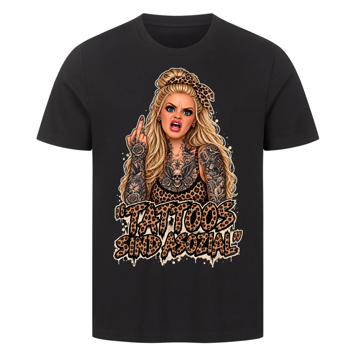 Asozial (LEO Edition) - Premium Shirt (customizable)