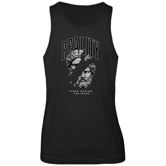 Reality - Herren Tank Top Clothes Schwarz S Tattoo Fashion von inked-mafia.de. Dieses Teil gehört in jeden Kleiderschrank eines inked-rebels! Finde ideale Geschenke für Tätowierte, Tattoofans oder Tätowierer.