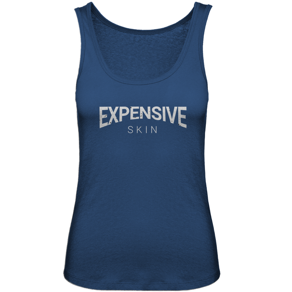 Expensive Skin - Damen Tank Top Clothes Navy Blue XS Tattoo Fashion von inked-mafia.de. Dieses Teil gehört in jeden Kleiderschrank eines inked-rebels! Finde ideale Geschenke für Tätowierte, Tattoofans oder Tätowierer.