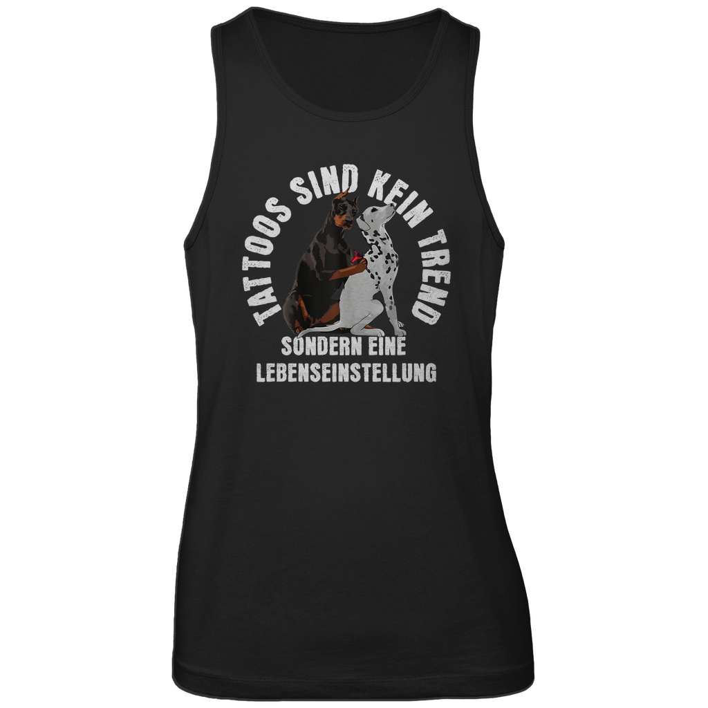 Lebenseinstellung - Herren Tank Top Clothes  Schwarz S  Tattoo Fashion von inked-mafia.de. Dieses Teil gehört in jeden Kleiderschrank eines inked-rebels! Finde ideale Geschenke für Tätowierte, Tattoofans oder Tätowierer.