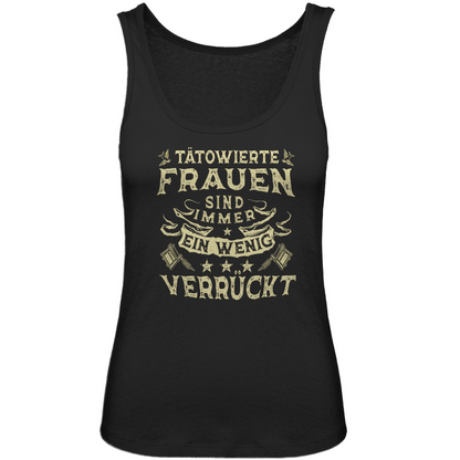 Tätowierte Frauen - Damen Tank Top Clothes  Schwarz XS  Tattoo Fashion von inked-mafia.de. Dieses Teil gehört in jeden Kleiderschrank eines inked-rebels! Finde ideale Geschenke für Tätowierte, Tattoofans oder Tätowierer.