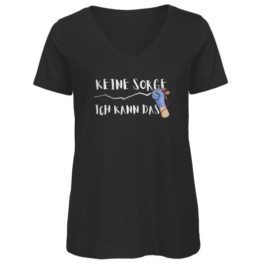 Keine Sorge - Damen Shirt Clothes  Schwarz XS  Tattoo Fashion von inked-mafia.de. Dieses Teil gehört in jeden Kleiderschrank eines inked-rebels! Finde ideale Geschenke für Tätowierte, Tattoofans oder Tätowierer.