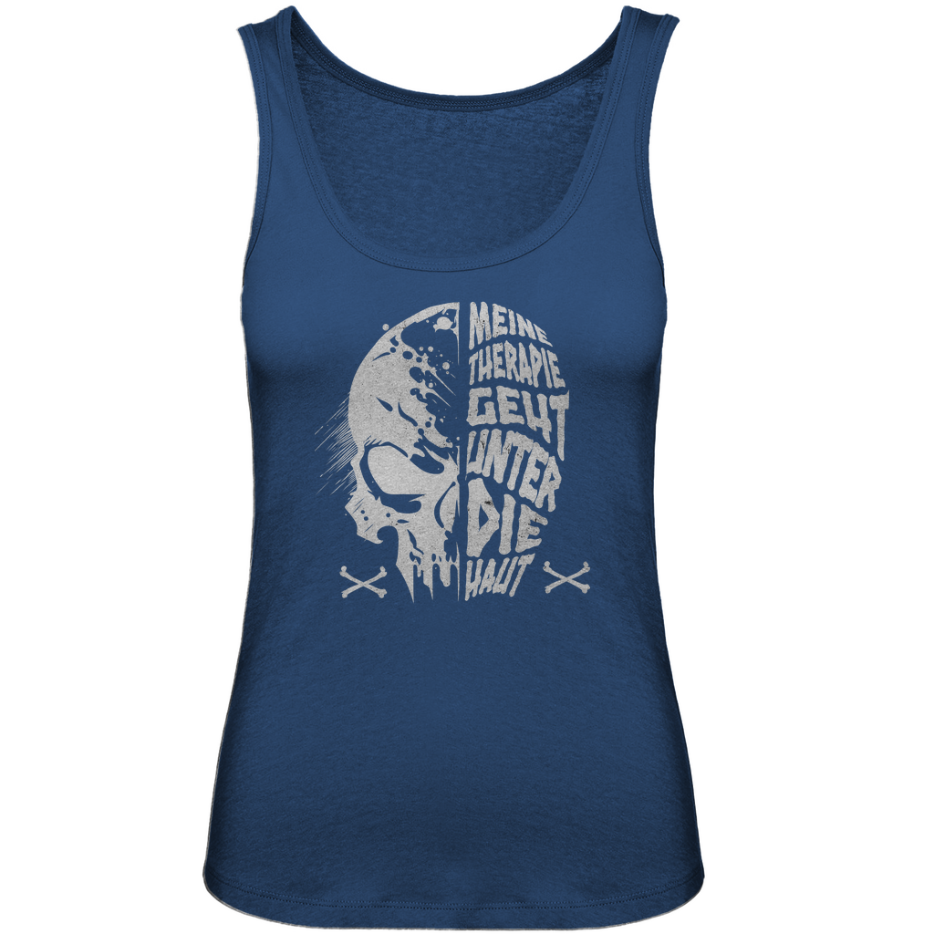 Unter die Haut - Damen Tank Top Clothes Navy Blue XS Tattoo Fashion von inked-mafia.de. Dieses Teil gehört in jeden Kleiderschrank eines inked-rebels! Finde ideale Geschenke für Tätowierte, Tattoofans oder Tätowierer.