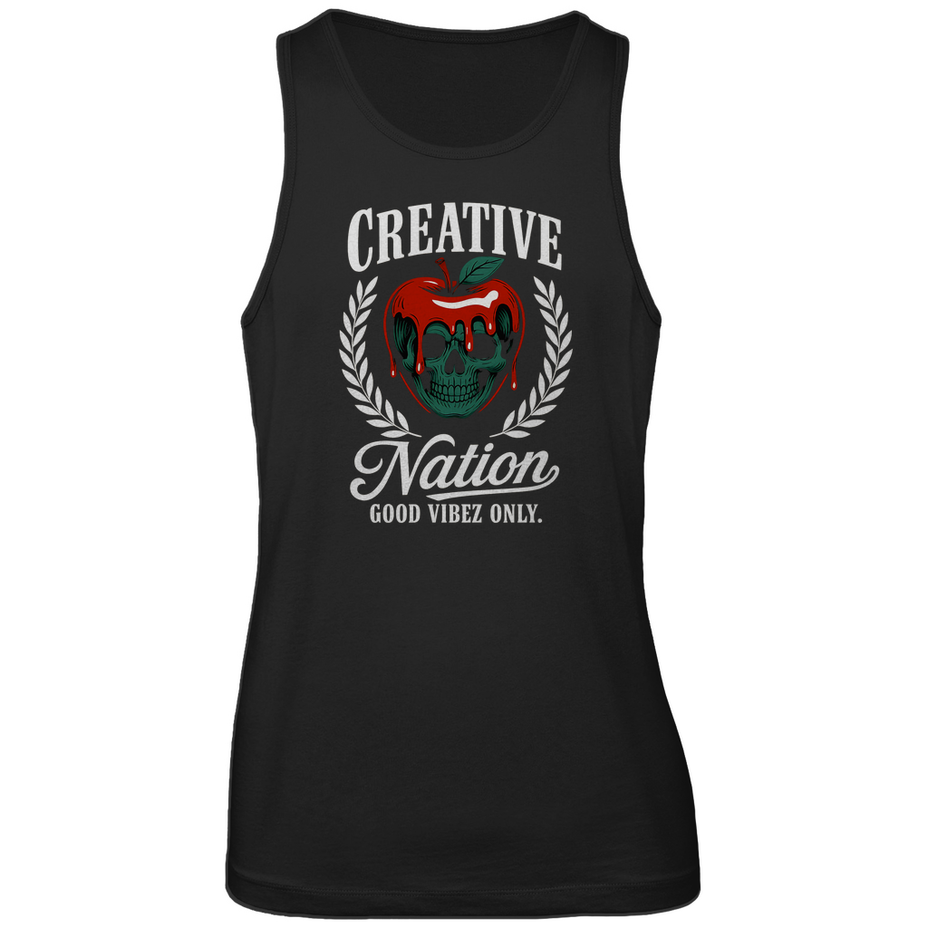 Creative Nation - Herren Tank Top Clothes Schwarz S Tattoo Fashion von inked-mafia.de. Dieses Teil gehört in jeden Kleiderschrank eines inked-rebels! Finde ideale Geschenke für Tätowierte, Tattoofans oder Tätowierer.