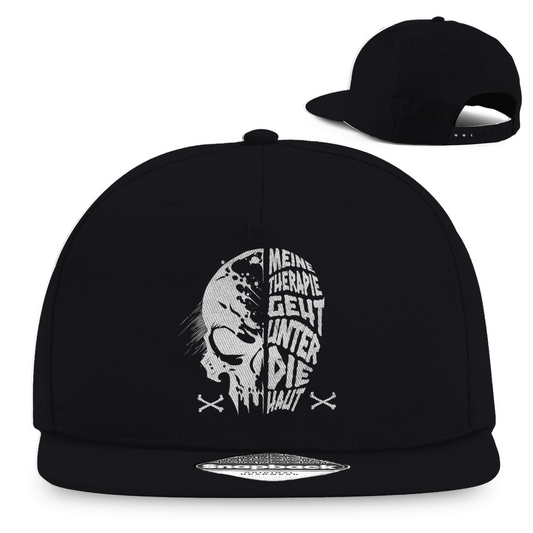 Unter die Haut - Snapback Cap Accessories  Schwarz   Tattoo Fashion von inked-mafia.de. Dieses Teil gehört in jeden Kleiderschrank eines inked-rebels! Finde ideale Geschenke für Tätowierte, Tattoofans oder Tätowierer.