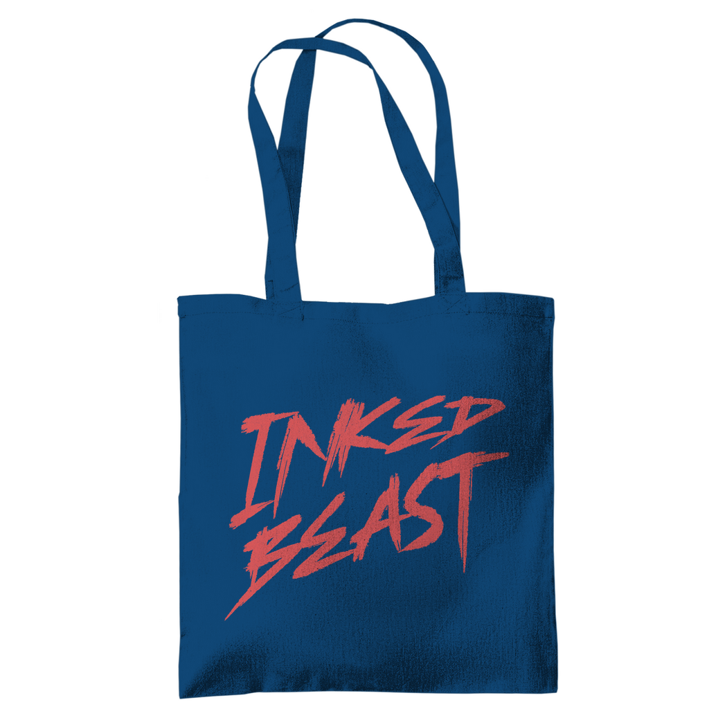 Inked Beast - Jutebeutel Accessories Petrolblau Tattoo Fashion von inked-mafia.de. Dieses Teil gehört in jeden Kleiderschrank eines inked-rebels! Finde ideale Geschenke für Tätowierte, Tattoofans oder Tätowierer.