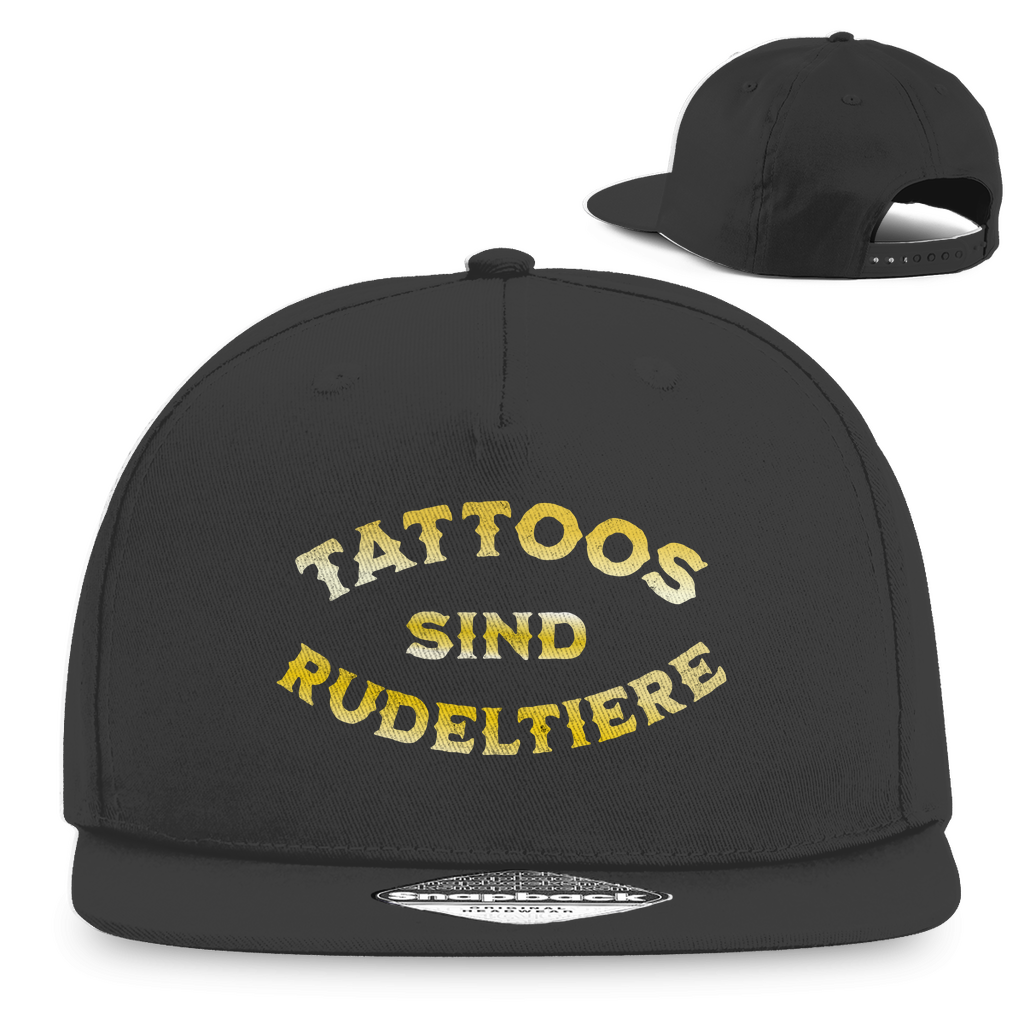 Rudeltiere - Snapback Cap Accessories  Graphite Grey   Tattoo Fashion von inked-mafia.de. Dieses Teil gehört in jeden Kleiderschrank eines inked-rebels! Finde ideale Geschenke für Tätowierte, Tattoofans oder Tätowierer.