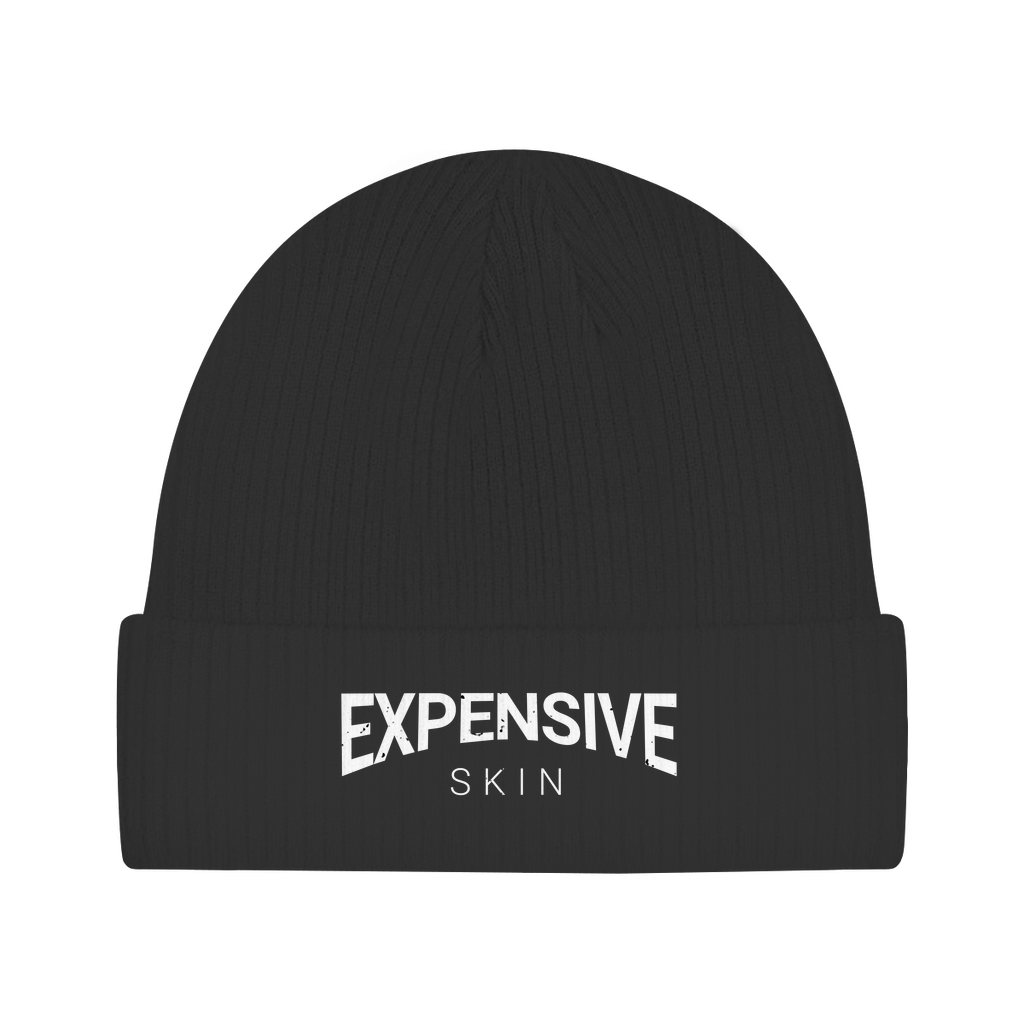 Expensive Skin - Beanie Accessories Schwarz One size Tattoo Fashion von inked-mafia.de. Dieses Teil gehört in jeden Kleiderschrank eines inked-rebels! Finde ideale Geschenke für Tätowierte, Tattoofans oder Tätowierer.