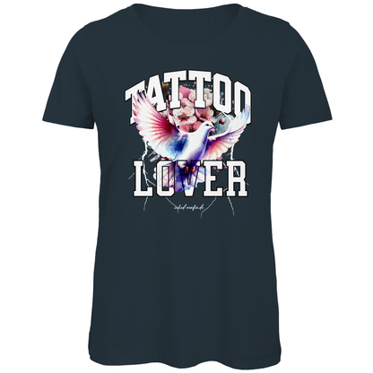 Tattoolover - Damen Shirt Clothes  Dunkelgrau XS  Tattoo Fashion von inked-mafia.de. Dieses Teil gehört in jeden Kleiderschrank eines inked-rebels! Finde ideale Geschenke für Tätowierte, Tattoofans oder Tätowierer.