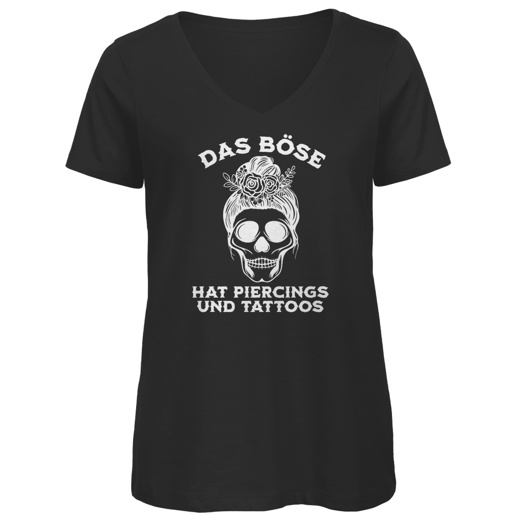 Das Böse - Damen Shirt Clothes  Schwarz XS  Tattoo Fashion von inked-mafia.de. Dieses Teil gehört in jeden Kleiderschrank eines inked-rebels! Finde ideale Geschenke für Tätowierte, Tattoofans oder Tätowierer.