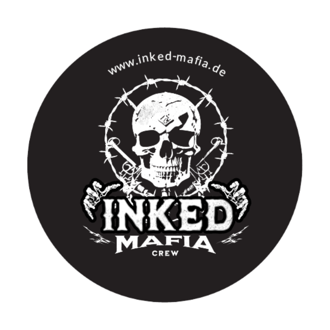 Inked Mafia Crew - Sticker Tattoo Fashion von inked-mafia.de. Dieses Teil gehört in jeden Kleiderschrank eines inked-rebels! Finde ideale Geschenke für Tätowierte, Tattoofans oder Tätowierer.