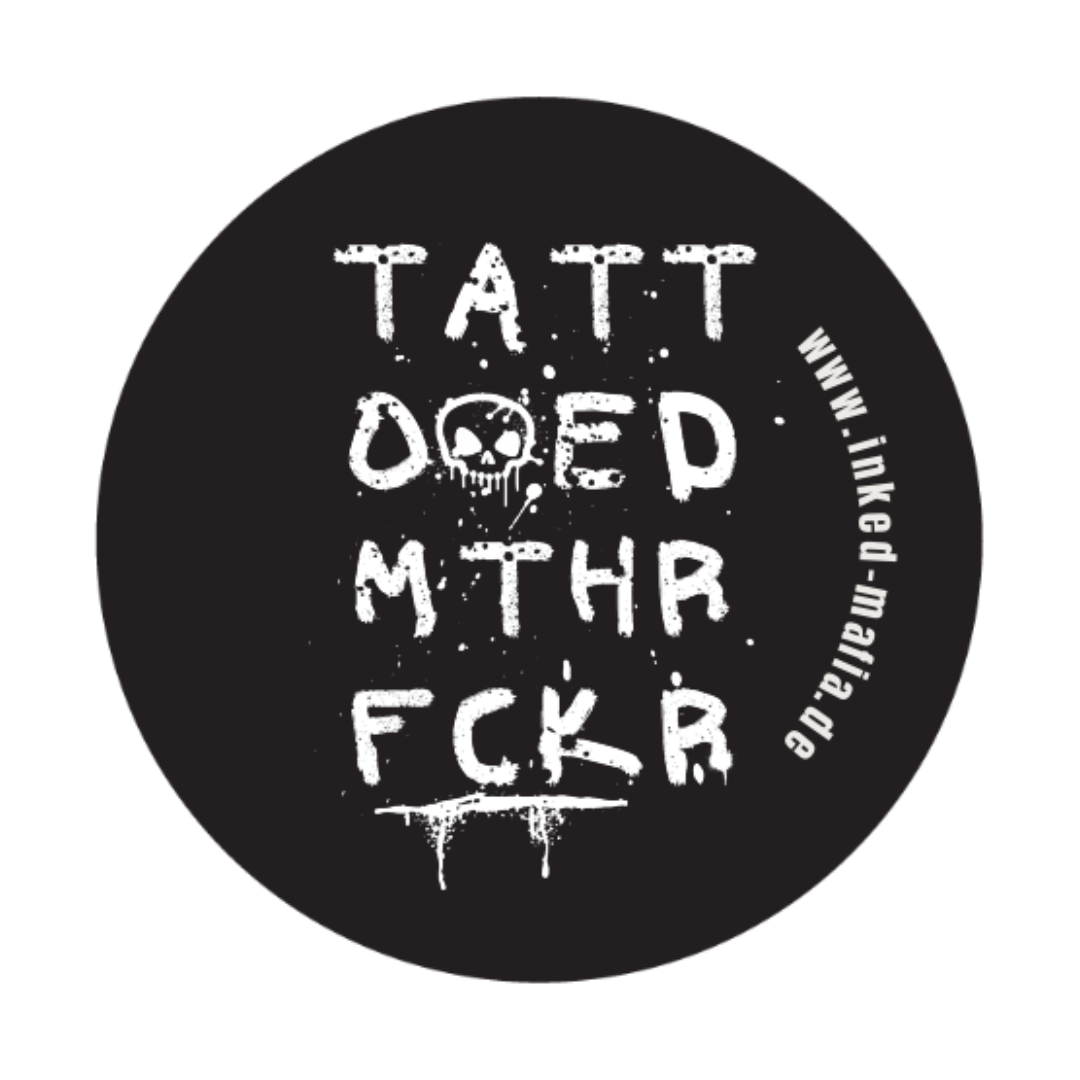 Mthrfckr - Sticker Tattoo Fashion von inked-mafia.de. Dieses Teil gehört in jeden Kleiderschrank eines inked-rebels! Finde ideale Geschenke für Tätowierte, Tattoofans oder Tätowierer.