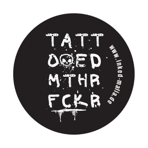 Mthrfckr - Sticker Tattoo Fashion von inked-mafia.de. Dieses Teil gehört in jeden Kleiderschrank eines inked-rebels! Finde ideale Geschenke für Tätowierte, Tattoofans oder Tätowierer.