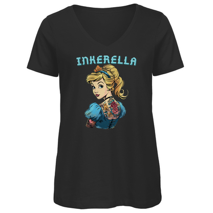 Inkerella - Damen Shirt Clothes  Schwarz XS  Tattoo Fashion von inked-mafia.de. Dieses Teil gehört in jeden Kleiderschrank eines inked-rebels! Finde ideale Geschenke für Tätowierte, Tattoofans oder Tätowierer.