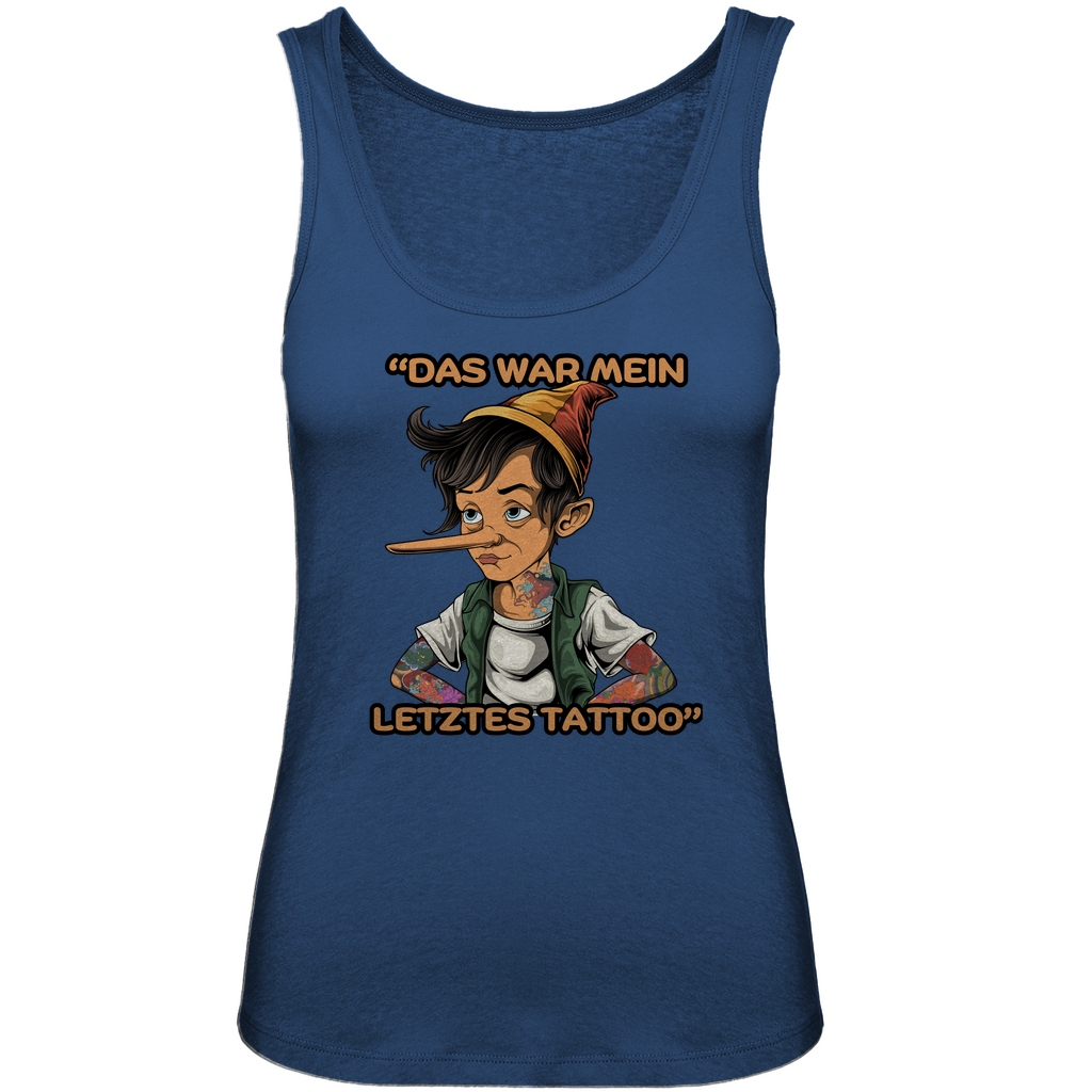 Inkocchio - Damen Tank Top Clothes Navy Blue XS Tattoo Fashion von inked-mafia.de. Dieses Teil gehört in jeden Kleiderschrank eines inked-rebels! Finde ideale Geschenke für Tätowierte, Tattoofans oder Tätowierer.