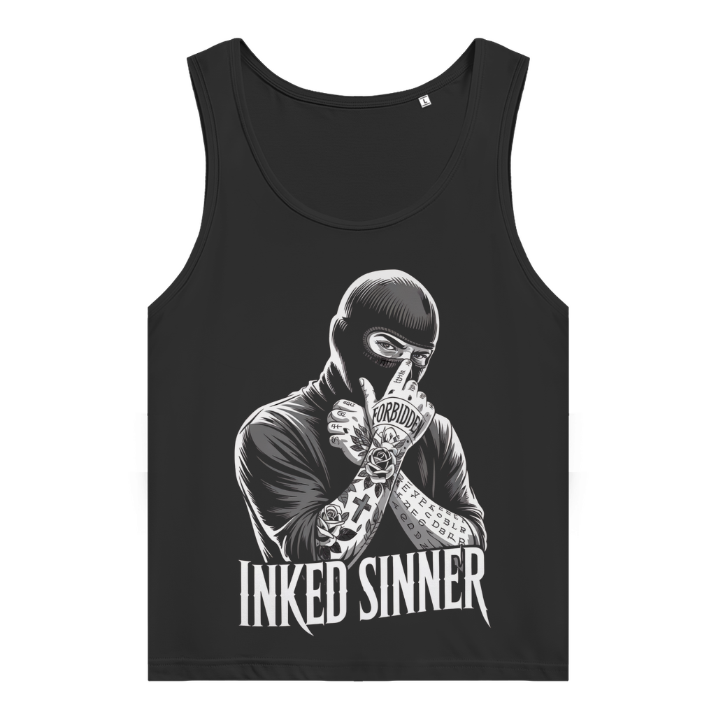Inked Sinner - Damen Tank Top Clothes Schwarz XS Tattoo Fashion von inked-mafia.de. Dieses Teil gehört in jeden Kleiderschrank eines inked-rebels! Finde ideale Geschenke für Tätowierte, Tattoofans oder Tätowierer.