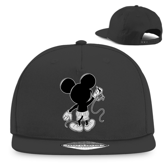 Inking Mouse - Snapback Cap Accessories  Graphite Grey   Tattoo Fashion von inked-mafia.de. Dieses Teil gehört in jeden Kleiderschrank eines inked-rebels! Finde ideale Geschenke für Tätowierte, Tattoofans oder Tätowierer.