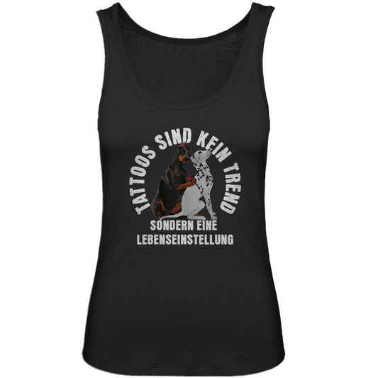 Lebenseinstellung - Damen Tank Top Clothes  Schwarz XS  Tattoo Fashion von inked-mafia.de. Dieses Teil gehört in jeden Kleiderschrank eines inked-rebels! Finde ideale Geschenke für Tätowierte, Tattoofans oder Tätowierer.