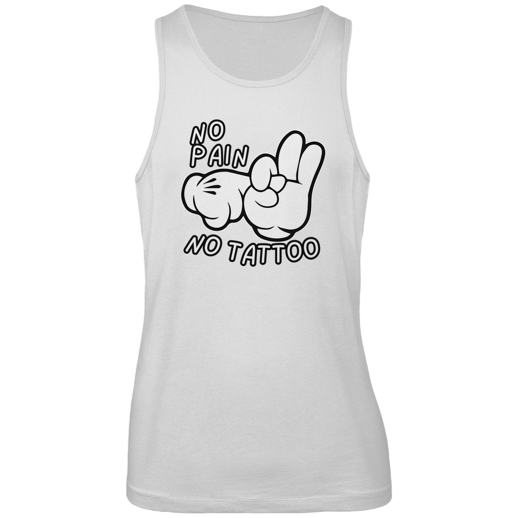 Pain - Herren Tank Top Clothes  Weiß S  Tattoo Fashion von inked-mafia.de. Dieses Teil gehört in jeden Kleiderschrank eines inked-rebels! Finde ideale Geschenke für Tätowierte, Tattoofans oder Tätowierer.