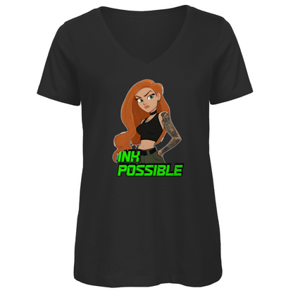 Ink Possible - Damen Shirt Clothes Schwarz XS Tattoo Fashion von inked-mafia.de. Dieses Teil gehört in jeden Kleiderschrank eines inked-rebels! Finde ideale Geschenke für Tätowierte, Tattoofans oder Tätowierer.