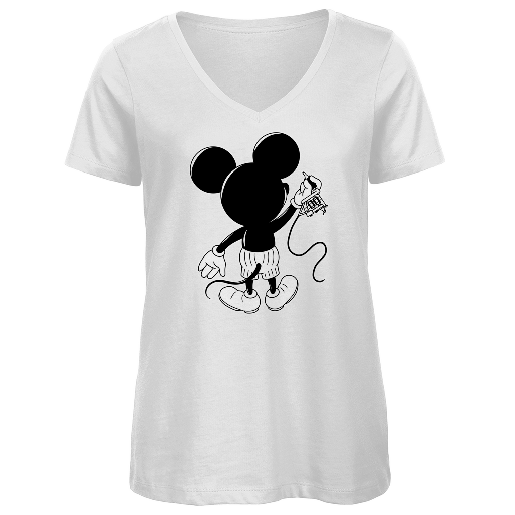 Inking Mouse - Damen Shirt Clothes  Weiß XS  Tattoo Fashion von inked-mafia.de. Dieses Teil gehört in jeden Kleiderschrank eines inked-rebels! Finde ideale Geschenke für Tätowierte, Tattoofans oder Tätowierer.