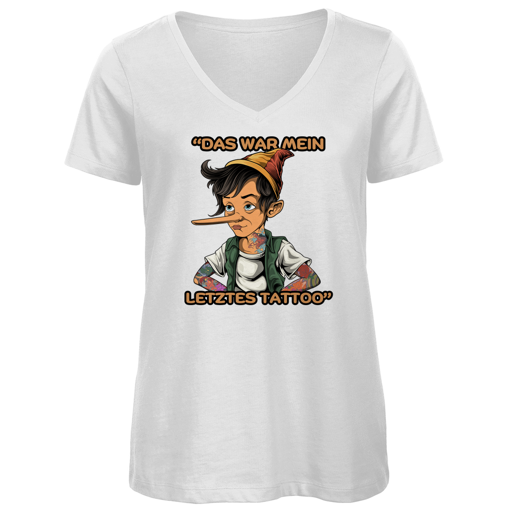 Inkocchio - Damen Shirt Clothes  Weiß XS  Tattoo Fashion von inked-mafia.de. Dieses Teil gehört in jeden Kleiderschrank eines inked-rebels! Finde ideale Geschenke für Tätowierte, Tattoofans oder Tätowierer.