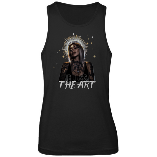 Bless the art - Herren Tank Top Clothes  Schwarz S  Tattoo Fashion von inked-mafia.de. Dieses Teil gehört in jeden Kleiderschrank eines inked-rebels! Finde ideale Geschenke für Tätowierte, Tattoofans oder Tätowierer.