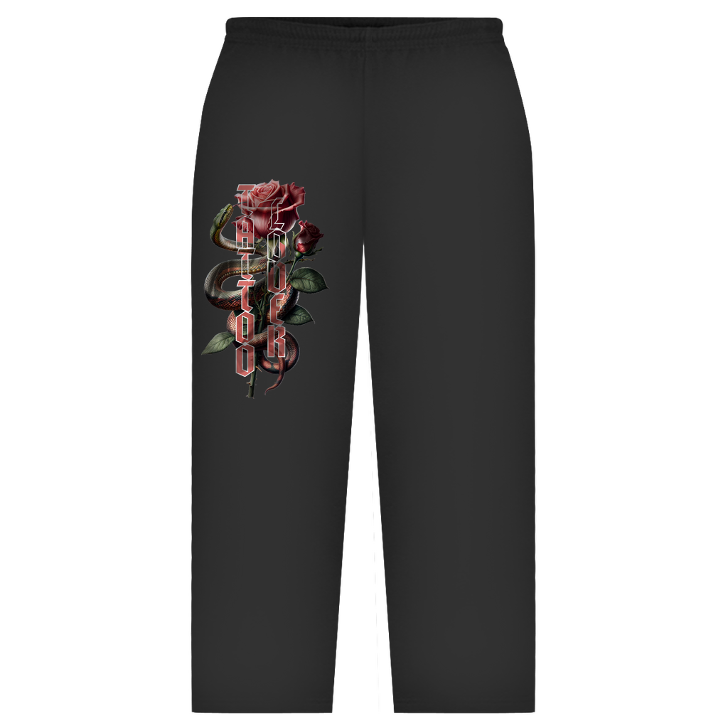 Tattoolover - Oversized Sweatpants Clothes Schwarz S Tattoo Fashion von inked-mafia.de. Dieses Teil gehört in jeden Kleiderschrank eines inked-rebels! Finde ideale Geschenke für Tätowierte, Tattoofans oder Tätowierer.