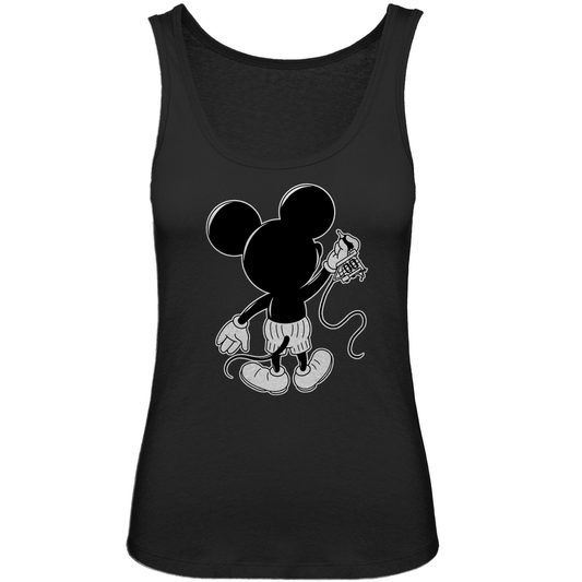 Inking Mouse - Damen Tank Top Clothes  Schwarz XS  Tattoo Fashion von inked-mafia.de. Dieses Teil gehört in jeden Kleiderschrank eines inked-rebels! Finde ideale Geschenke für Tätowierte, Tattoofans oder Tätowierer.