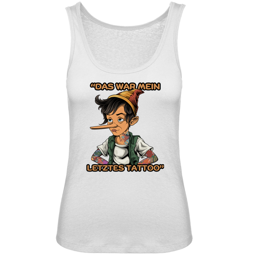 Inkocchio - Damen Tank Top Clothes  Weiß XS  Tattoo Fashion von inked-mafia.de. Dieses Teil gehört in jeden Kleiderschrank eines inked-rebels! Finde ideale Geschenke für Tätowierte, Tattoofans oder Tätowierer.