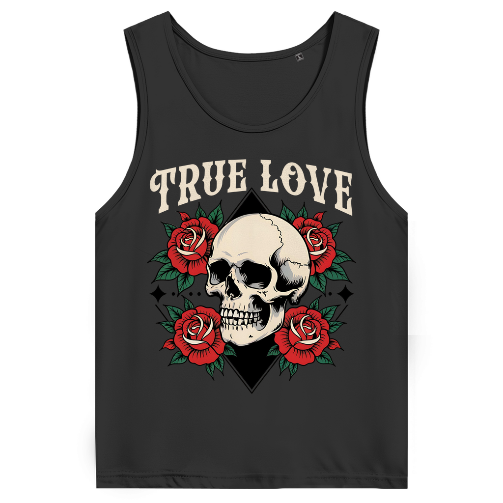 True Love - Herren Tank Top Clothes Schwarz S Tattoo Fashion von inked-mafia.de. Dieses Teil gehört in jeden Kleiderschrank eines inked-rebels! Finde ideale Geschenke für Tätowierte, Tattoofans oder Tätowierer.