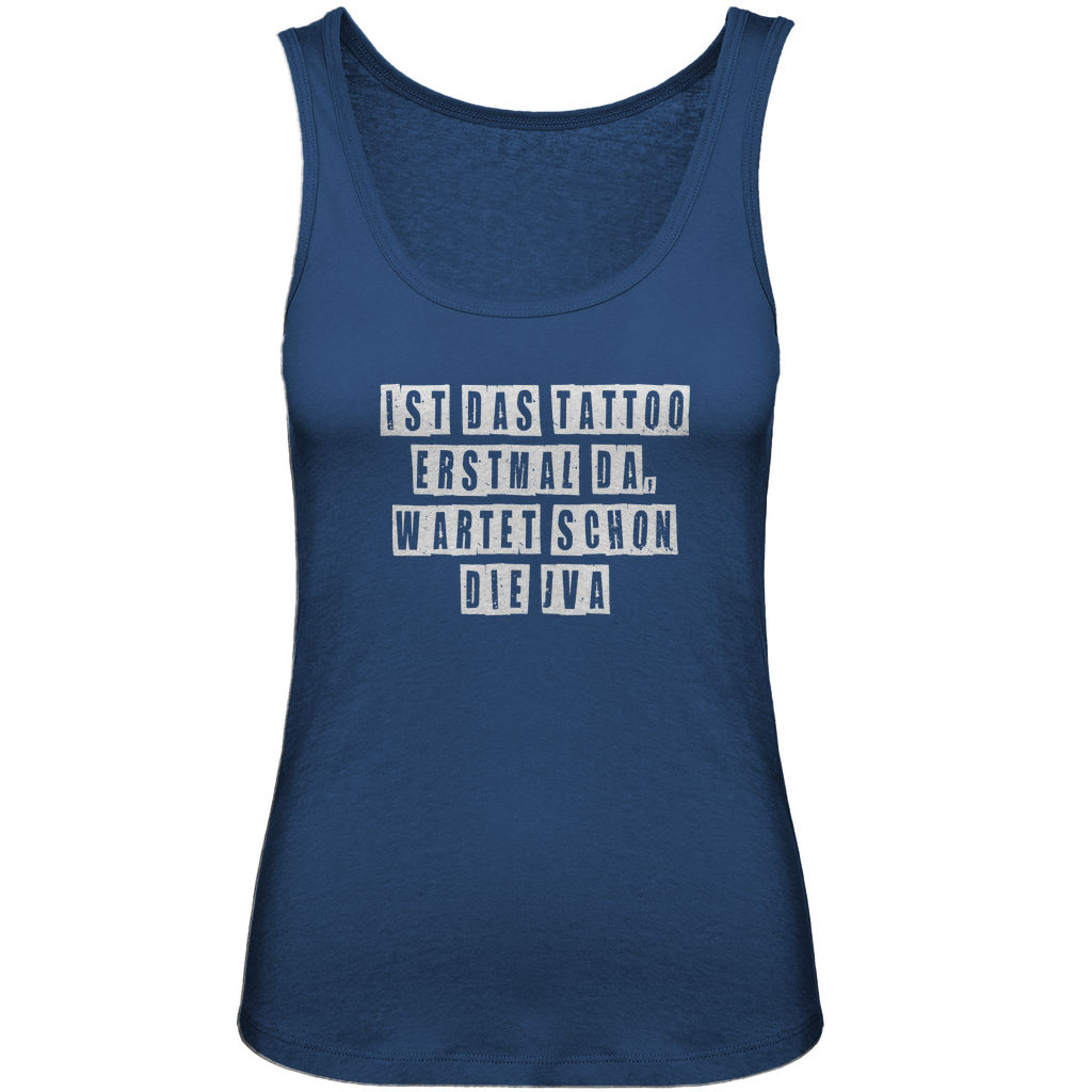 JVA - Damen Tank Top Clothes Navy Blue XS Tattoo Fashion von inked-mafia.de. Dieses Teil gehört in jeden Kleiderschrank eines inked-rebels! Finde ideale Geschenke für Tätowierte, Tattoofans oder Tätowierer.