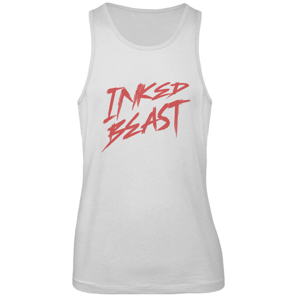 Inked Beast - Herren Tank Top Clothes  Weiß S  Tattoo Fashion von inked-mafia.de. Dieses Teil gehört in jeden Kleiderschrank eines inked-rebels! Finde ideale Geschenke für Tätowierte, Tattoofans oder Tätowierer.