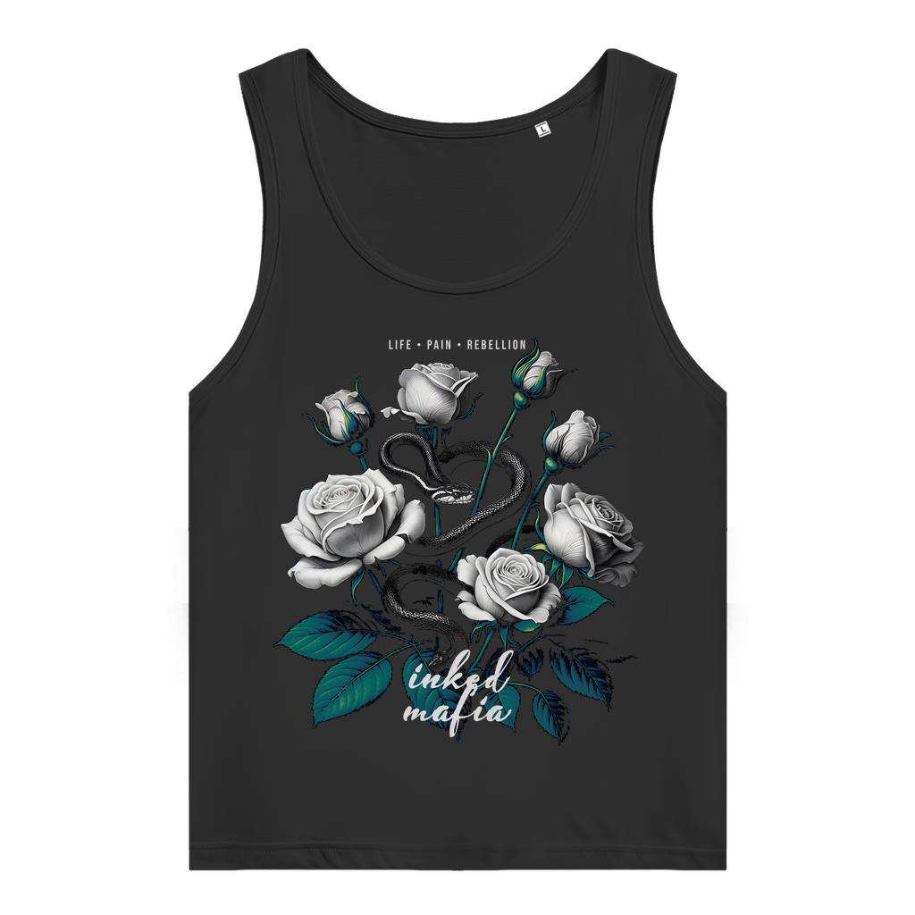 Rebellion - Damen Tank Top Clothes Schwarz XS Tattoo Fashion von inked-mafia.de. Dieses Teil gehört in jeden Kleiderschrank eines inked-rebels! Finde ideale Geschenke für Tätowierte, Tattoofans oder Tätowierer.