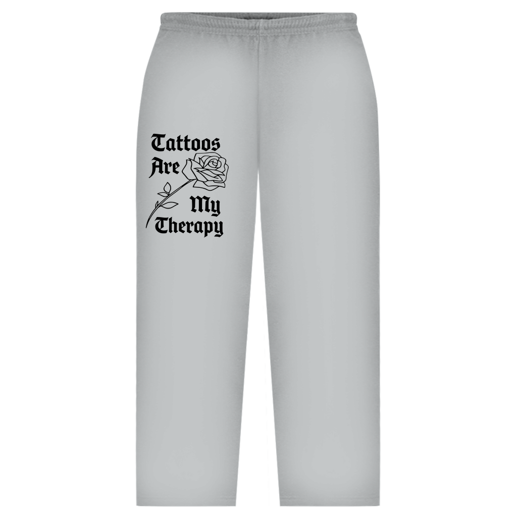 Therapy - Oversized Sweatpants Clothes Grau S Tattoo Fashion von inked-mafia.de. Dieses Teil gehört in jeden Kleiderschrank eines inked-rebels! Finde ideale Geschenke für Tätowierte, Tattoofans oder Tätowierer.